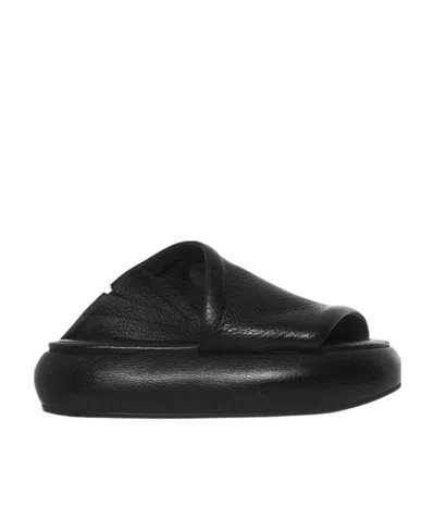 Marsèll Asymmetric Design Sandals In Black