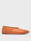 Marsèll Coltellaccio Leather Ballerina Shoes In Mahogany