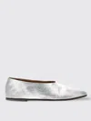 Marsèll Laminated Leather Slippers In Silver