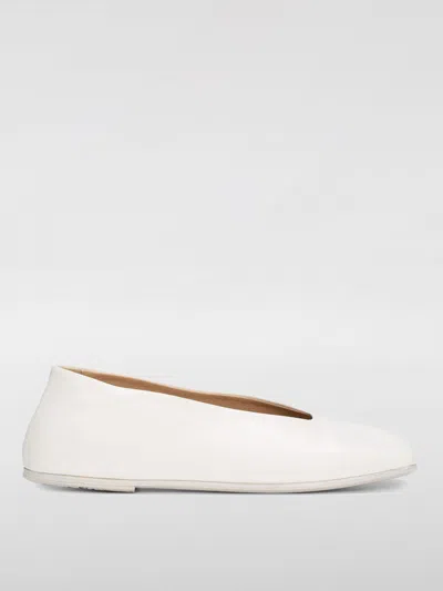 Marsèll Woman Ballet Flats White Size 7.5 Soft Leather