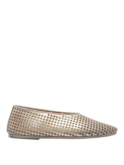 Marsèll Pointed-toe Ballerina Shoes In Gold