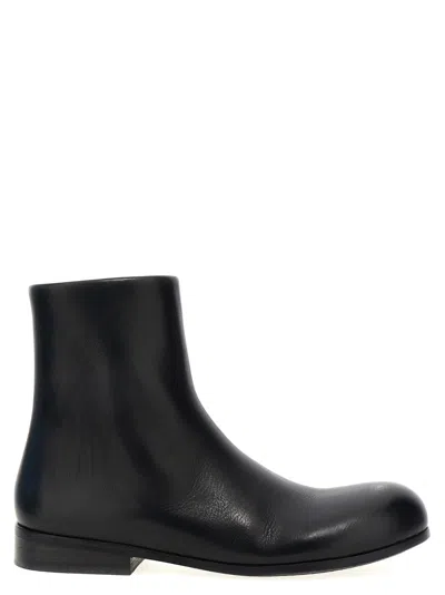 Marsèll Brown Capozucca Ankle Boots In Black