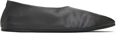 Marsèll Black Coltellaccio Slippers In Blackboard