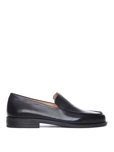 MARSÈLL BLACK LOAFERS SLIP ON ROUND TOE