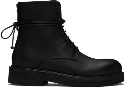 Marsèll Black Parrucca Boots In 666 Black
