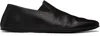 Marsèll Square-toe Leather Loafers In Black