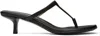 Marsèll Black Sottiletta Heeled Sandals In 666 Black