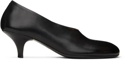 Marsèll Black Spilla Heels In 666 Black