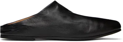 Marsèll Black Steccoblocco Mules In 666 Black
