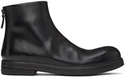 Marsèll Zucca Zeppa Zip-up Boots In Black