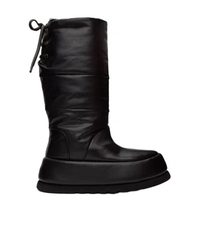 Marsèll Bombo Round Head Boots In Black