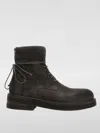 Marsèll Round Toe Suede Finish Thick Sole Boots In 棕色