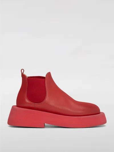 Marsèll Flat Ankle Boots  Woman Color Red