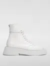 Marsèll Woman Ankle Boots White Size 8 Calfskin In White