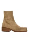 Marsèll Casello Ankle Boots In Beige