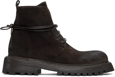 Marsèll Brown Carrucola Boots In Dark Brown