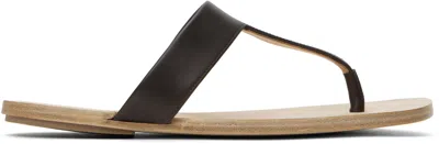 Marsèll Brown Sottile Sandals In Dark Brown