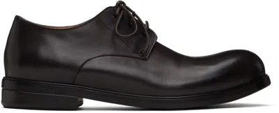 Marsèll Brown Zucca Media Derbys In Dark Brown