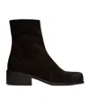 Marsèll Cassello Suede Ankle Boots In Black