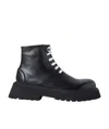 Marsèll Micarro Lace-up Ankle Boots In Black