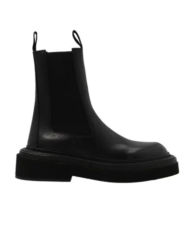 Marsèll Chunky Leather Boots In Black