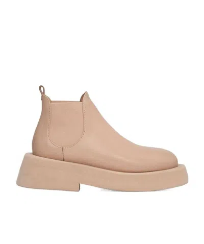 Marsèll Chunky-sole Leather Boots In Nude