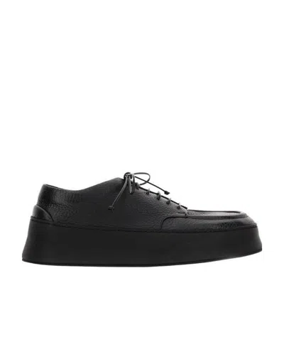 Marsèll Chunky-sole Leather Derby Shoes In Black