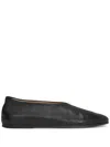 Marsèll Coltellaccio Round-headed Ballet Shoes In Black