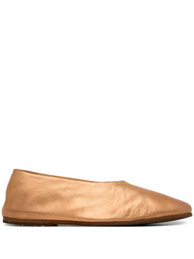 Marsèll Coltellaccio Ballet Flats In Gold