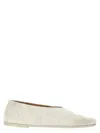 Marsèll Flat Sole Ballet Flats With Round Toe In White