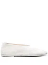 Marsèll Coltellaccio Suede Ballerina Shoes In Neutrals