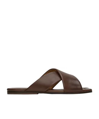 Marsèll Cross-strap Slippers In Green