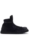 Marsèll Lace-up Suede Boots In Blue