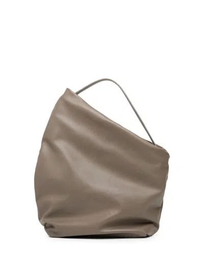 Marsèll Fanta Lunga Leather Tote Bag In Grey