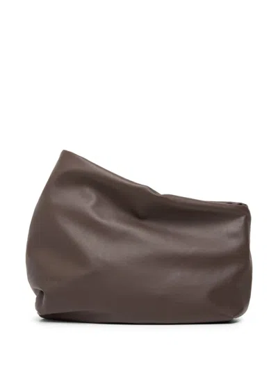 Marsèll Fantasma Leather Shoulder Bag In Brown