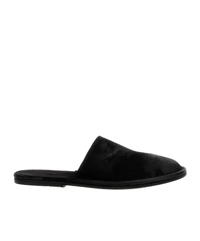 Marsèll Filo Suede Slippers In Black