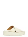 Marsèll Slide Sandals With Criss-cross Straps And Platform Sole