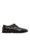 Marsèll Marsell Dark Brown Calfskin Derby With Leather Sole In Black