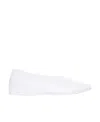 Marsèll Coltellaccio Ballet Flats In Soft Leather In White