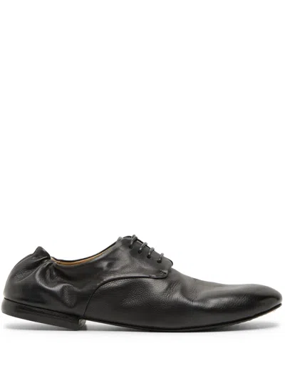 Marsèll Gathered Heel Derby Shoes In Black