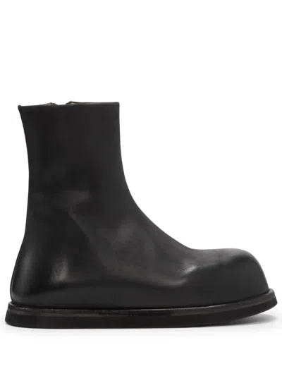 Marsèll Gigante Leather Boots In Black