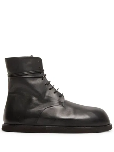 Marsèll Gigante Leather Boots In Brown
