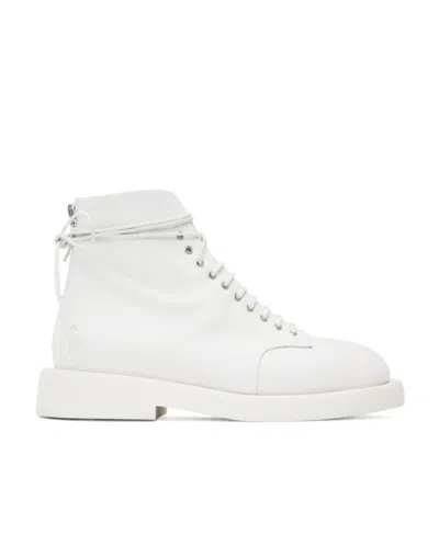 Marsèll Gomme Series Gommello And Ankle Boots In White
