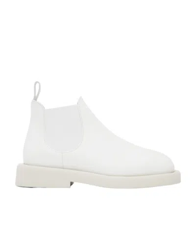 Marsèll Gomme Series Gommello Chelsea Boots In White