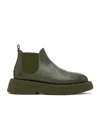 Marsèll Khaki Gomme Gommellone Chelsea Boots In Green