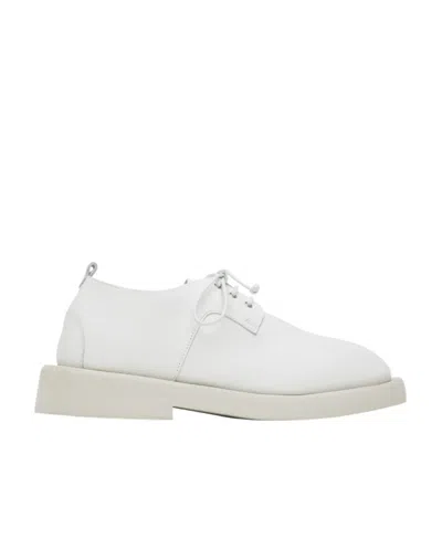 Marsèll Gomme Series Lacing Business Casual Shoes In White