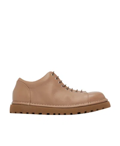 Marsèll Brown Gomme Pallottola Pomice Derbys In Hazelnut