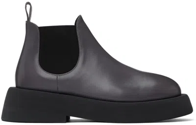 Marsèll Gray Gomme Gommellone Chelsea Boots In Elad