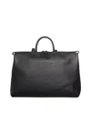 Marsèll High Quality Black Leather Shoulder Bag For Women In Black
