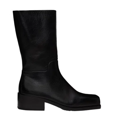Marsèll Inner Zipper Boots In Black